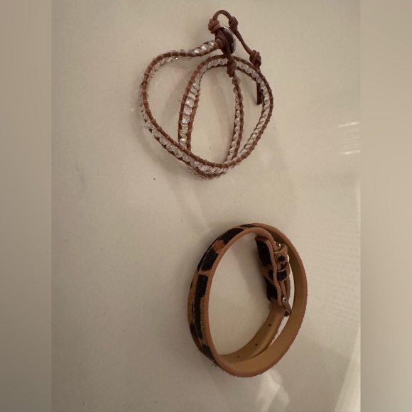 Victoria Emerson Animal Print and Beaded Bracelet Set - Picture 2 of 8